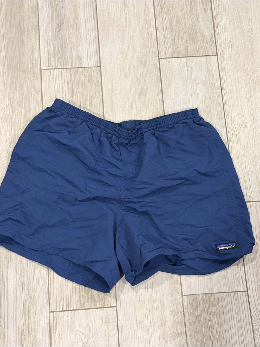 Patagonia Men's Royal Blue Quick-Dry Athletic Shorts